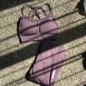 Gymshark energy seamless set